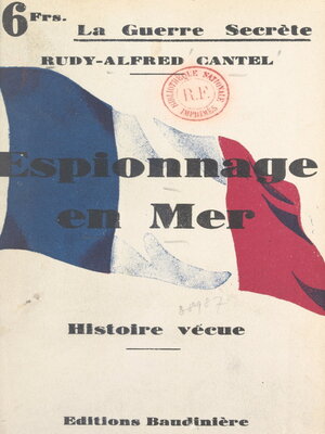 cover image of Espionnage en mer